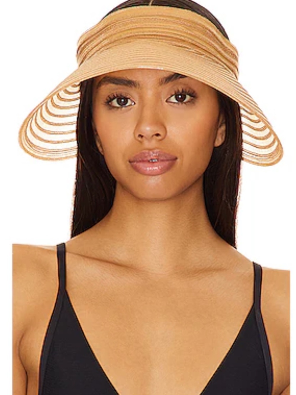 Eugenia Kim Straw Visor Hat Beach Women’s
